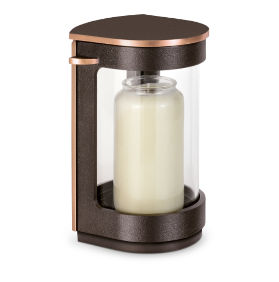 Bronzen lantaarn rond