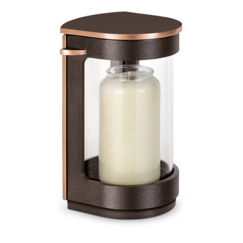 Bronzen lantaarn rond