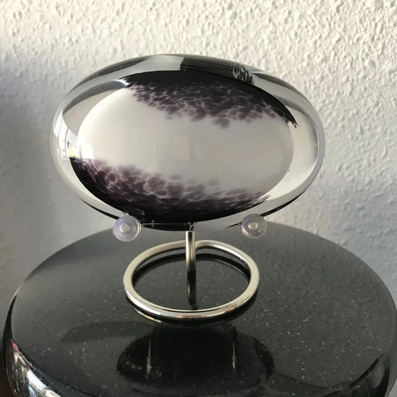 Zwart transparant pebble