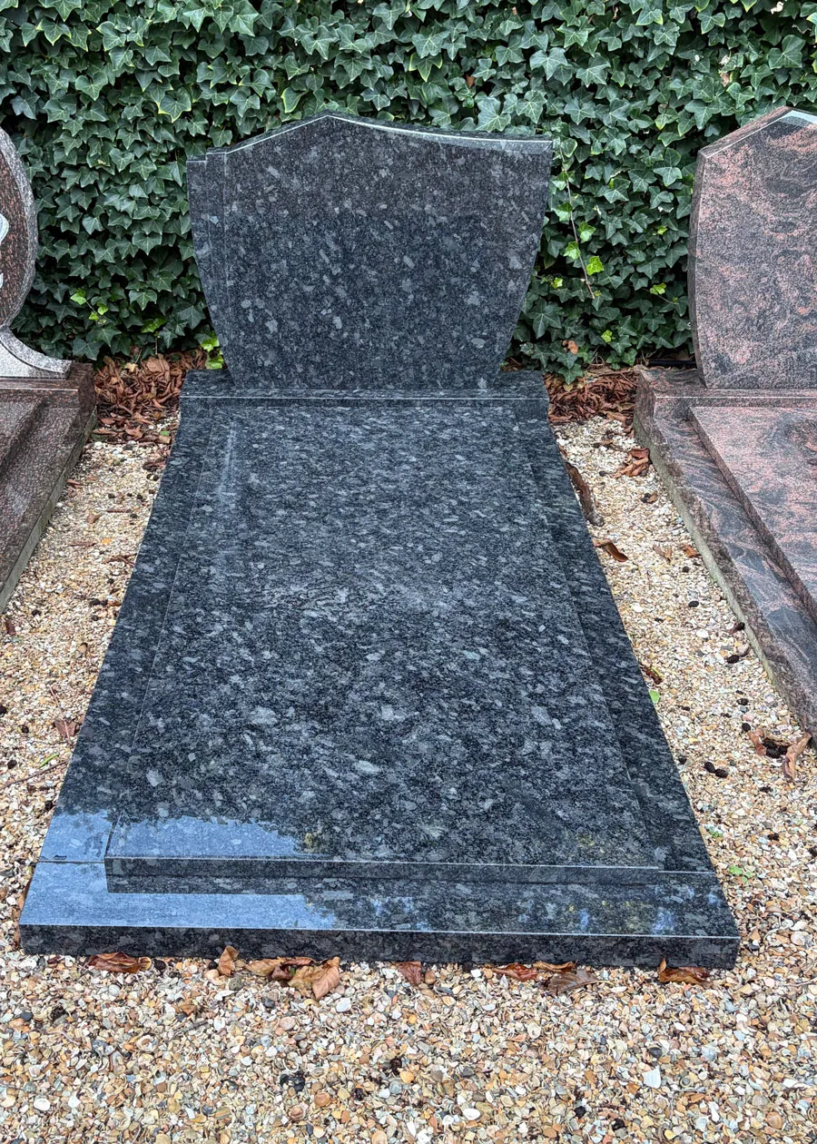 Steel grey graniet