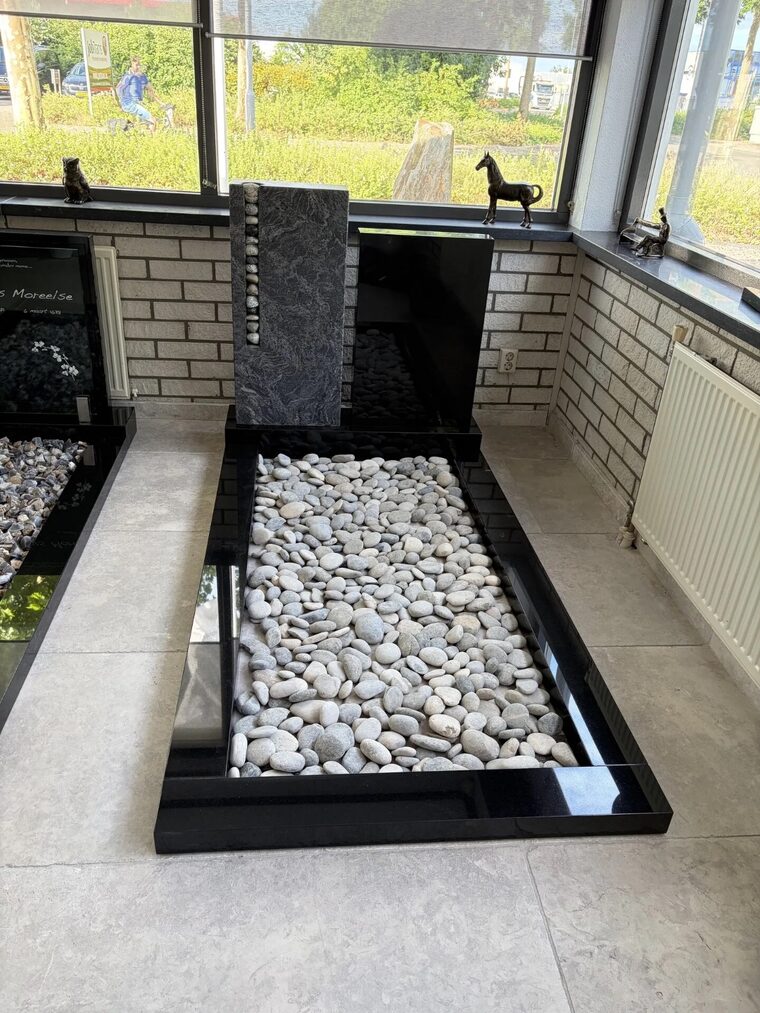 zwart graniet met orion leather finish